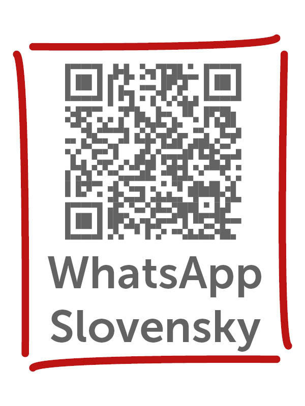 QR Code für die slowakische Whatsappgruppe